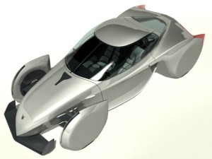 shrike gt  concept sports ev 3D Model