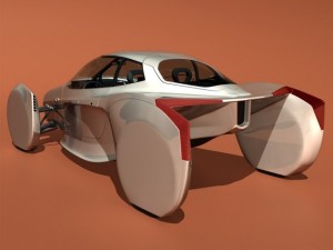 shrike gt  concept sports ev 3D Model