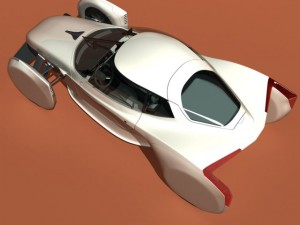 shrike gt  concept sports ev 3D Model