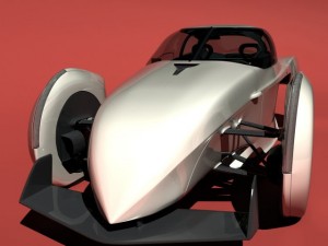 shrike gt  concept sports ev 3D Model