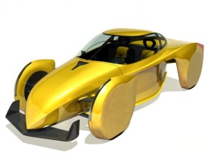 shrike gt  concept sports ev 3D Model