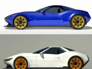 kukhri gt  concept sports car rwd 3D 모델