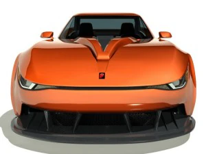 kukhri gt  concept sports car rwd 3D Model