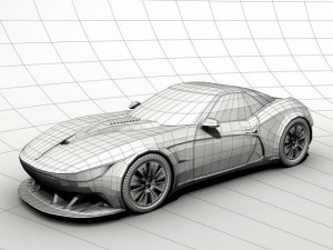 kukhri gt  concept sports car rwd 3D 모델