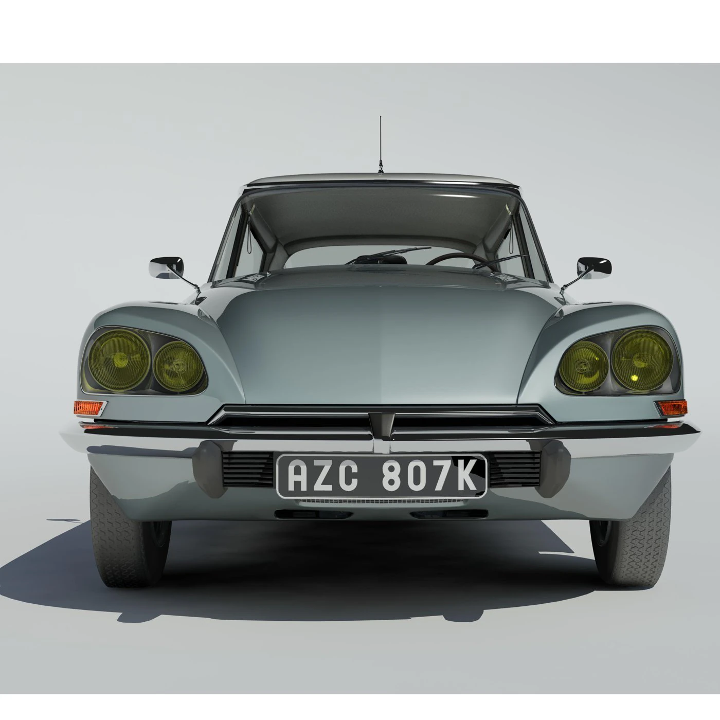 citroen ds21 3D Model .c4d .max .obj .3ds .fbx .stl .blend 