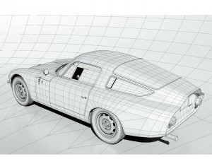 alfa romeo tz1 Modèle 3D