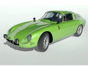 alfa romeo tz1 Modèle 3D