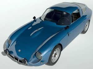 alfa romeo tz1 Modèle 3D