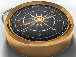 antique compass 3D Model