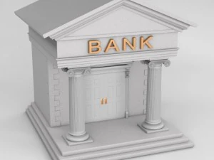 struktur bank Model 3D