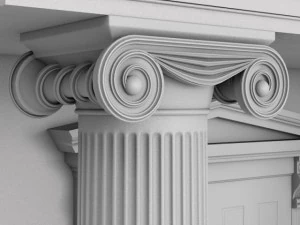 struktur bank Model 3D