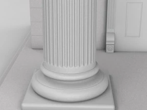 struktur bank Model 3D