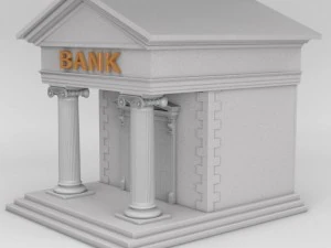 struktur bank Model 3D