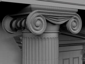 bank structure 3D-Modell
