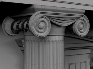 struktur bank Model 3D