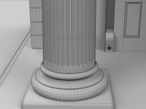 struktur bank Model 3D