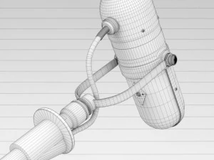 micro &agrave; perche Modèle 3D
