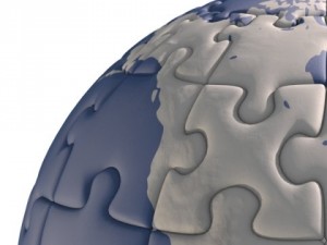 puzzle globe 3D Model
