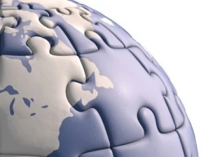 globus puzzle Model 3D