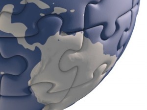 puzzle globe 3D Model