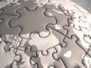 puzzle globe 3D Model