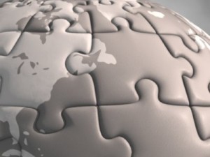 puzzle globe 3D Model