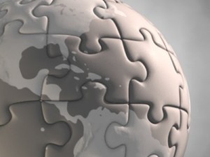puzzle globe 3D Model