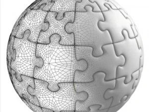globus puzzle Model 3D