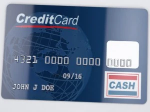 クレジットカード 3Dモデル