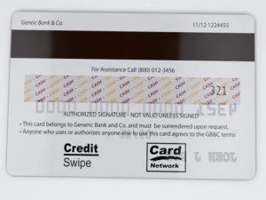 クレジットカード 3Dモデル