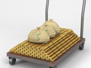 flatbed and dolly 3Dモデル