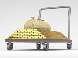 flatbed and dolly Model 3D