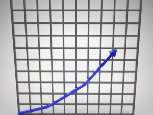 grafik panah Model 3D