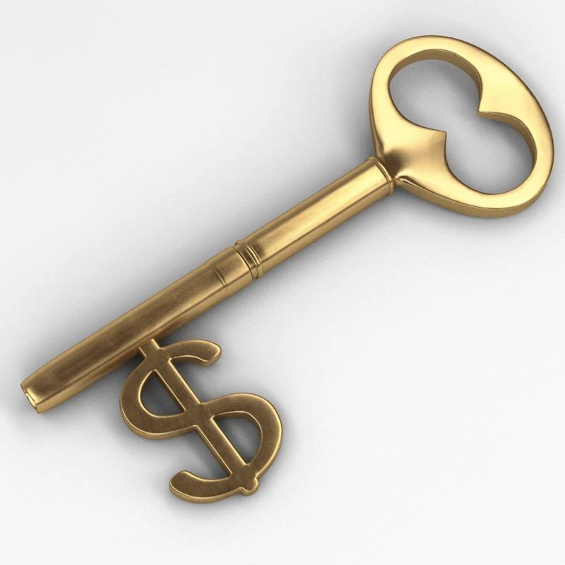 key to success 3D Model .c4d .max .obj .3ds .fbx .stl .blend 