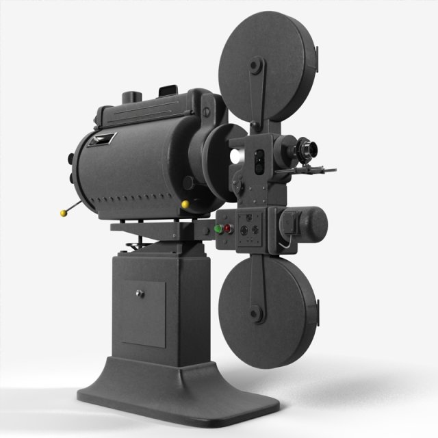 projector 3D-Modell .c4d .max .obj .3ds .fbx .stl .blend 