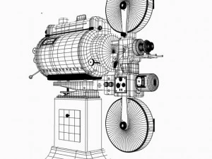投影仪 3D 模型