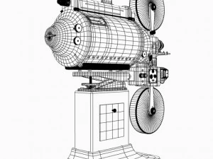 投影仪 3D 模型