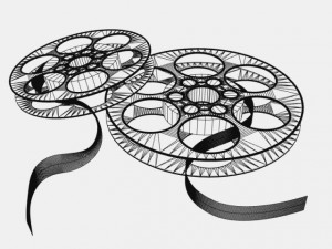 film reels Modèle 3D