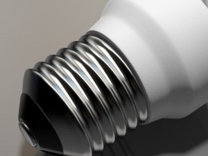 energy efficient light bulb 3D 模型