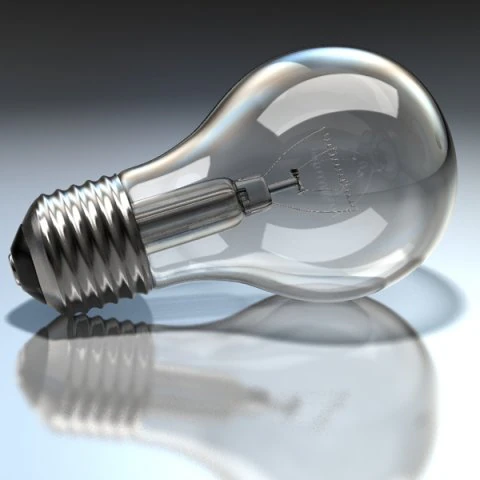 bola lampu standar Model 3D .c4d .max .obj .3ds .fbx .stl .blend 