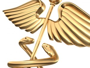 medical caduceus Modelo 3D