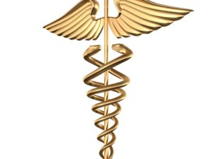 medical caduceus Modèle 3D