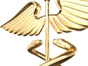 medical caduceus Modèle 3D
