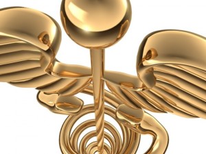 medical caduceus Modèle 3D
