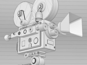 movie camera 3D Model