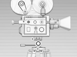 movie camera 3D Model