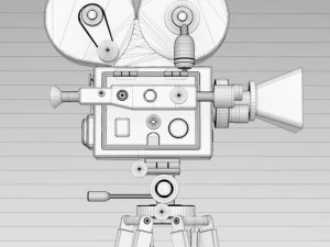 movie camera 3D Model