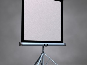 projector screen Modelo 3D