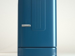 retro refrigerator 3D मॉडल