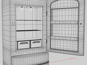 retro lod&oacute;wka Model 3D